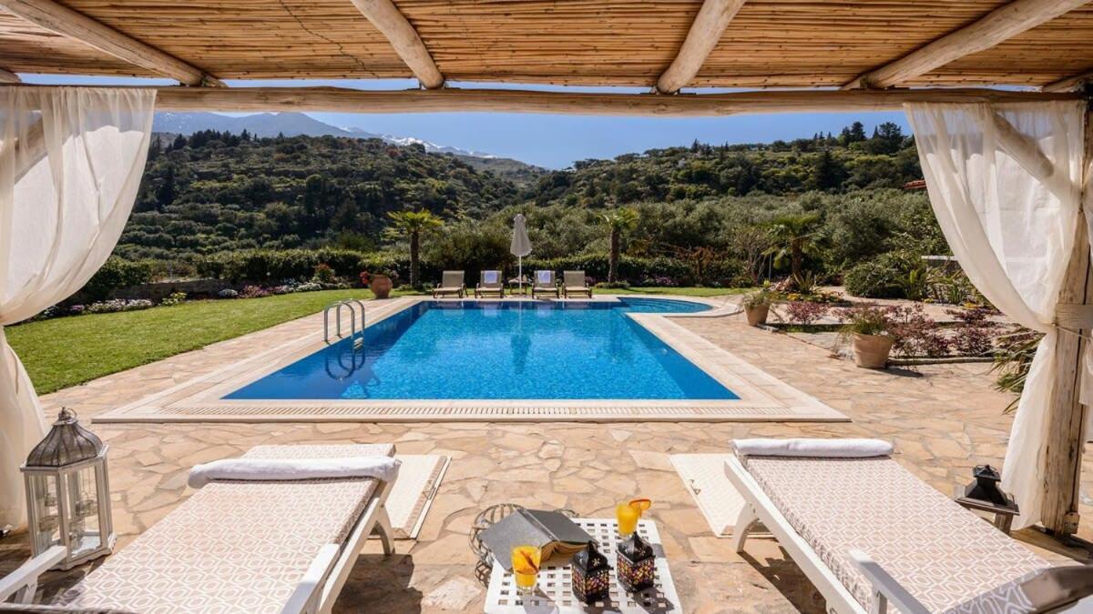 Chania Secluded Gem - Kallithea Private Pool Villa Pemonia Экстерьер фото