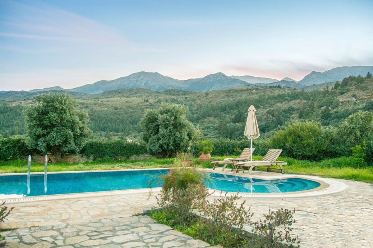 Chania Secluded Gem - Kallithea Private Pool Villa Pemonia Экстерьер фото